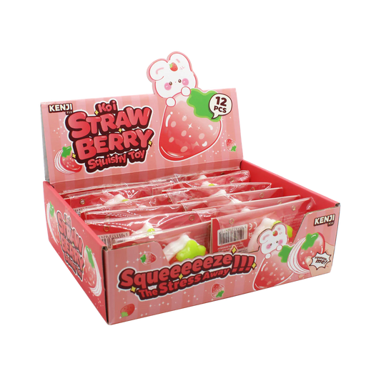 Koi Squishy Toy- Strawberry