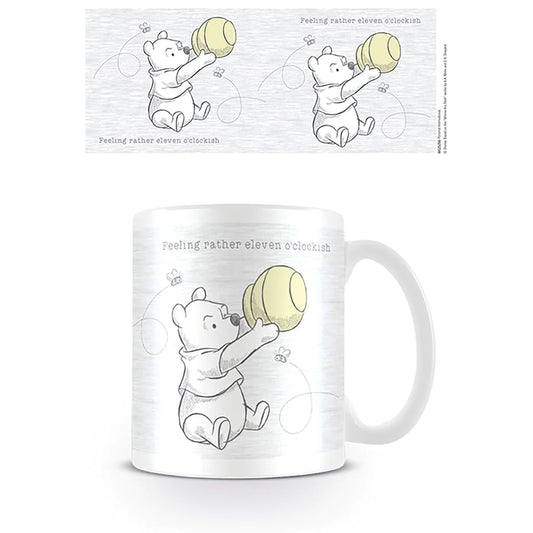 Winnie The Pooh (Eleven O'Clockish) 11Oz/315Ml White Mug