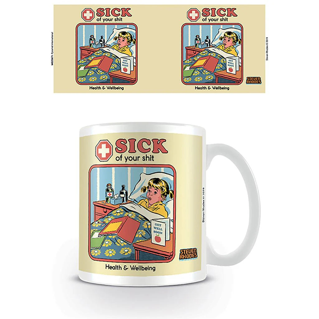 315 ml - Steven Rhodes (Sick Of Your Shit) 11Oz White Mug