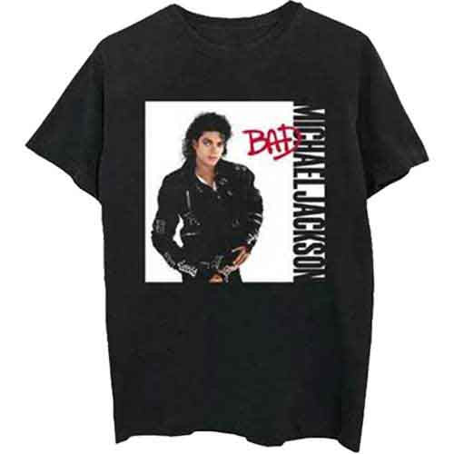 Michael Jackson Unisex T-Shirt: Bad (Black)