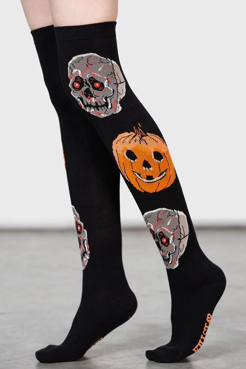 Killstar - Morbid Over Knee Socks