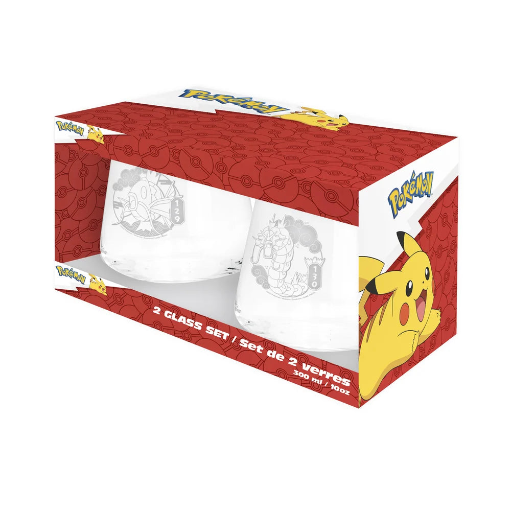 Pokémon Magikarp & Gyarados - 2 Glass Set