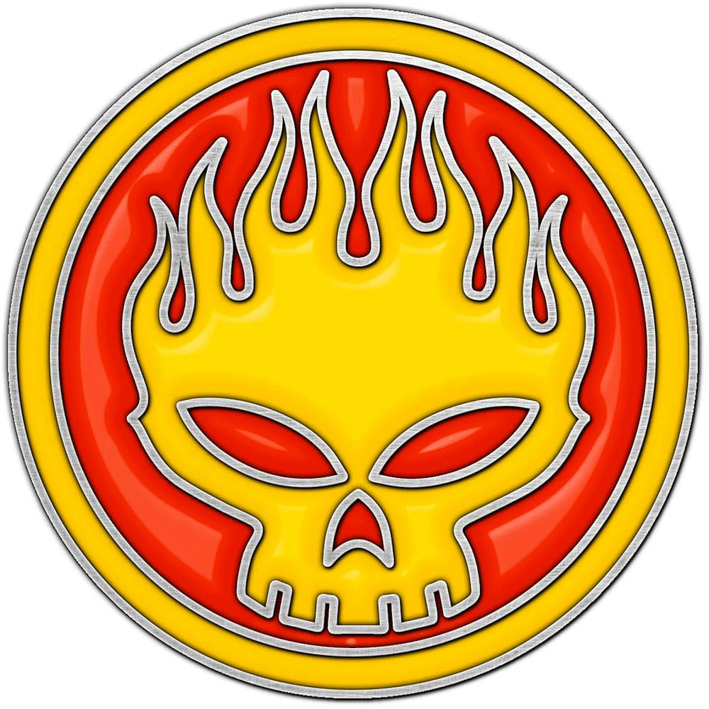 The Offspring Pin Badge: Skull Logo