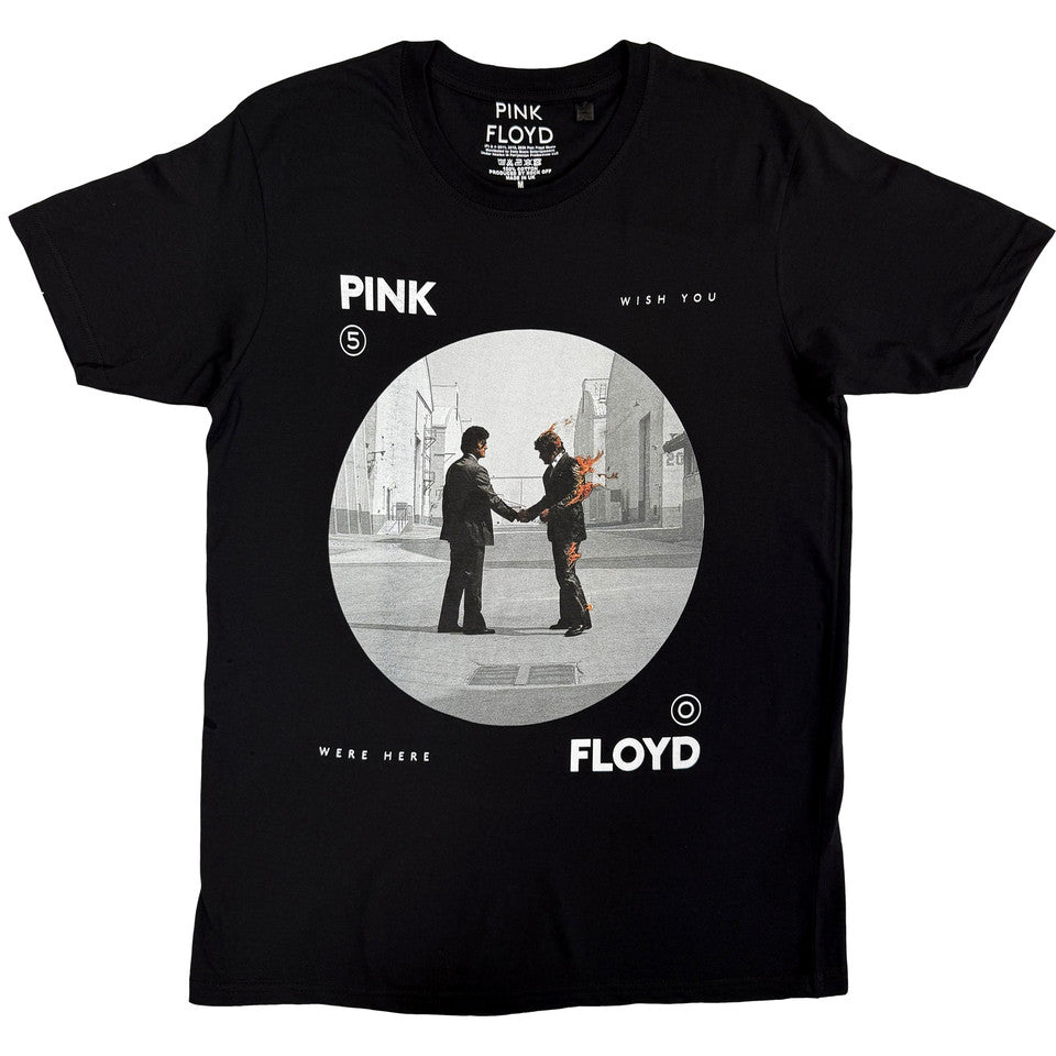 Pink Floyd Unisex T-Shirt: Man on Fire (Black)