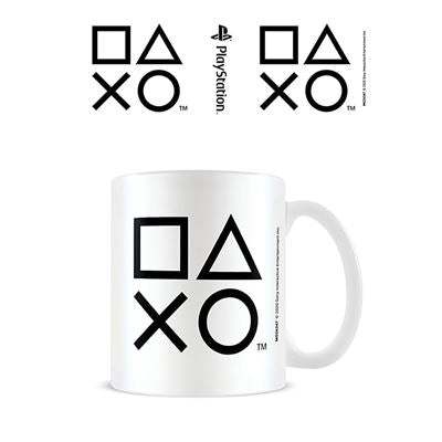 Playstation (Shapes - Black) Mug