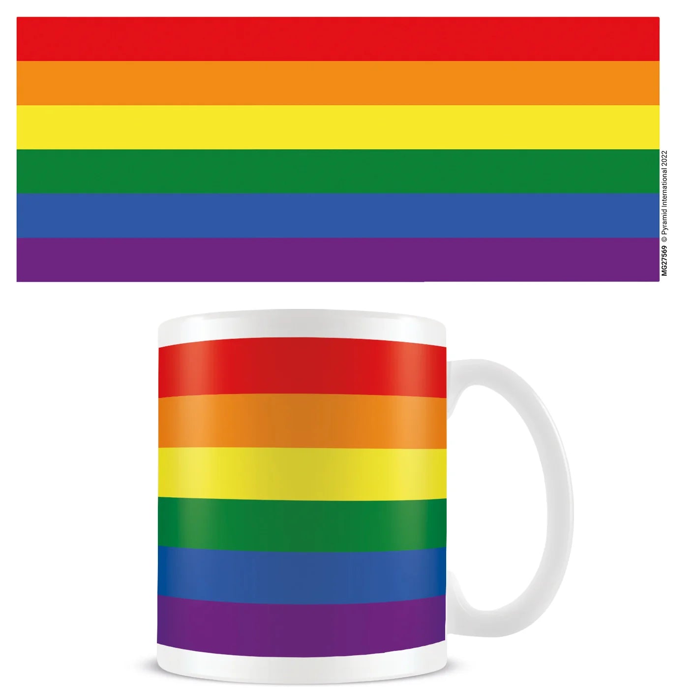 PRIDE FLAG FLAG WRAP MUG
