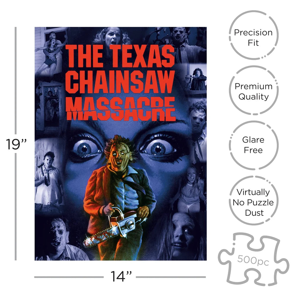 Texas Chainsaw Massacre Coffin Box 500 Piece Jigsaw Puzzle
