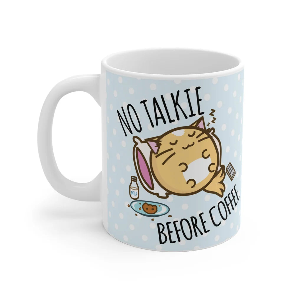 Fuzzballs No Talkie Before Coffee 320ml Ceramic Mug