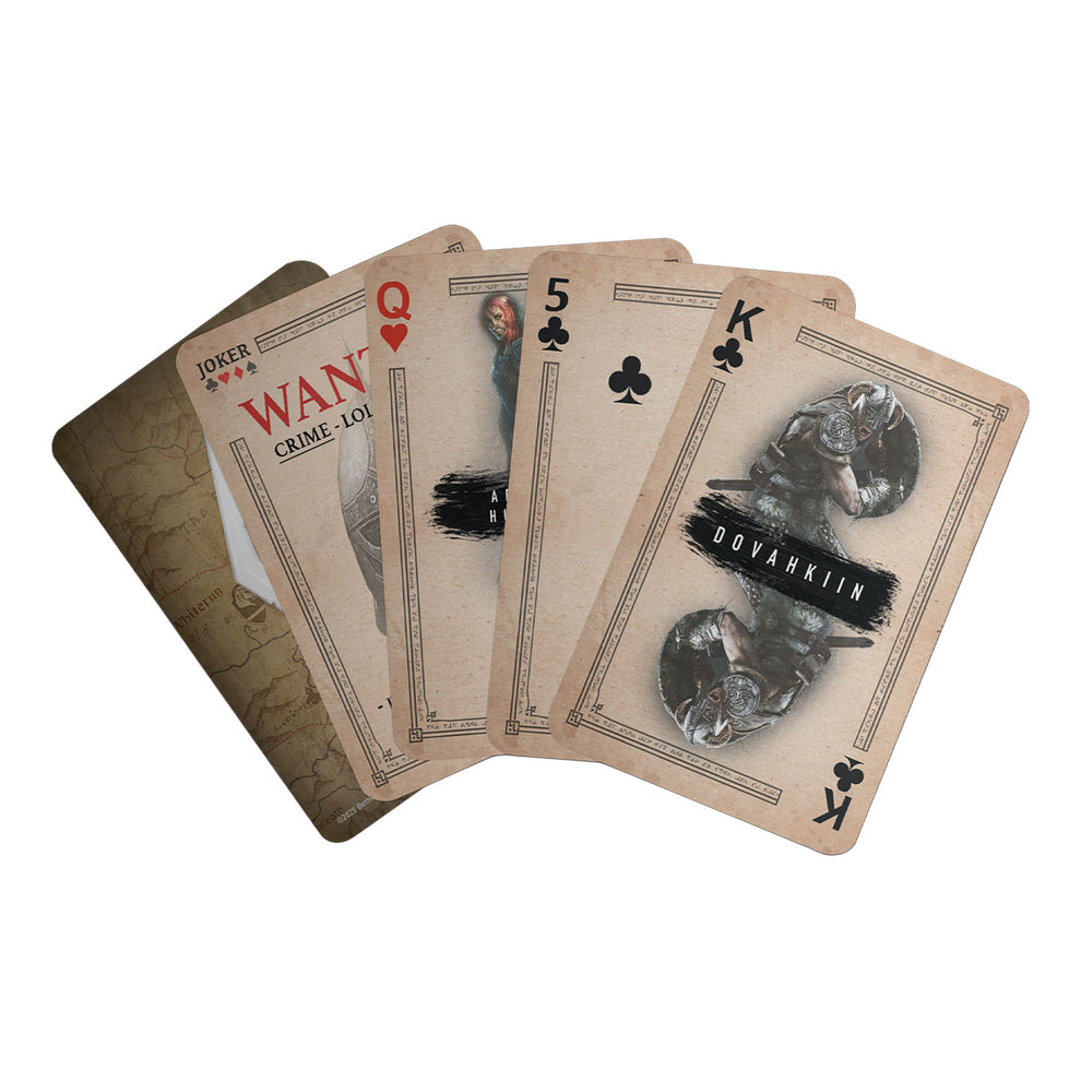 The Elder Scrolls Skyrim Playing Cards