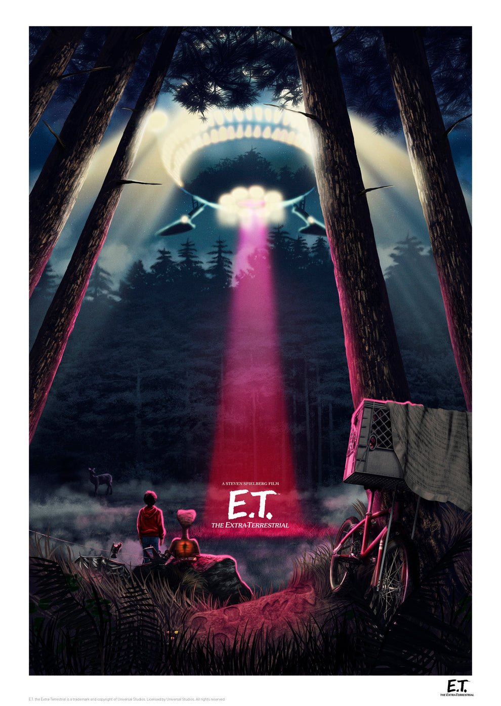 E.T. Limited Edition Art Print