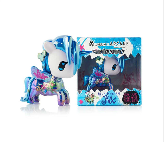 Unicorno x Arcane Window Box Figure Blue Mayhem (Special Edition) 7 cm