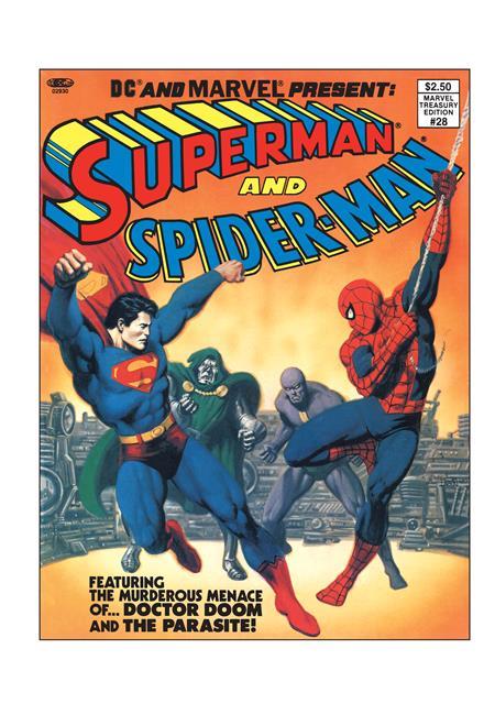 DC MARVEL SUPERMAN SPIDER-MAN TREASURY #28 FACSIMILE CVR A