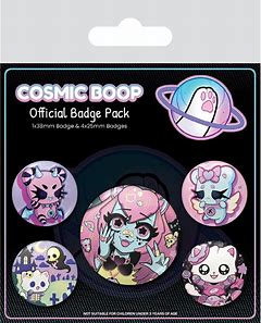 COSMIC BOOP (CUTE AND SWEET) BADGE PACK