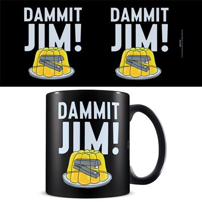 THE OFFICE (DAMMIT JIM!) BLACK MUG