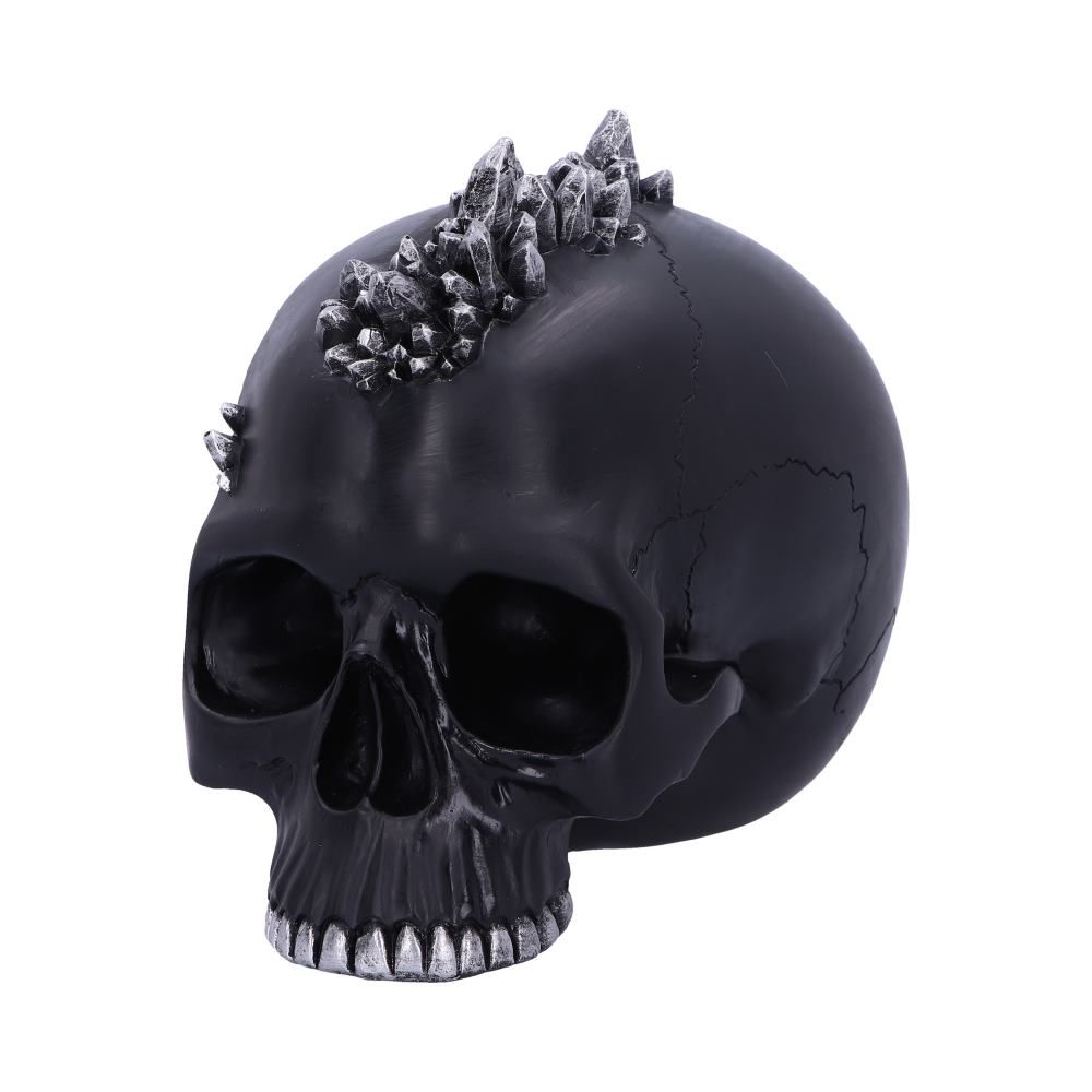Crystal Cave, Small Dragon Hiding within a Crystal Skull 16.5cm
