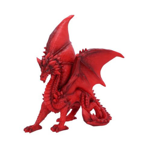 Tailong Red Dragon Figurine 21.5cm