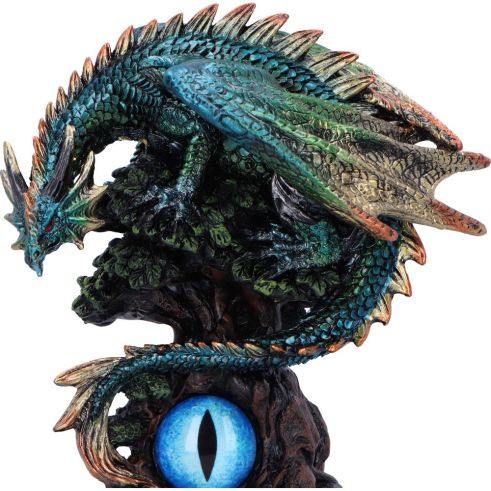Forest Seer Green Dragon Eye Figurine 16cm