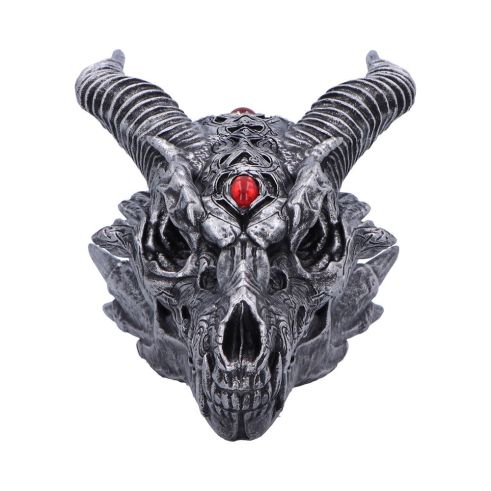 Tribal Flame Dragon Skull Head 21.5cm