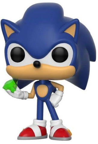 Sonic The Hedgehog POP! Games Vinyl Figure Sonic (Emerald) 9 cm