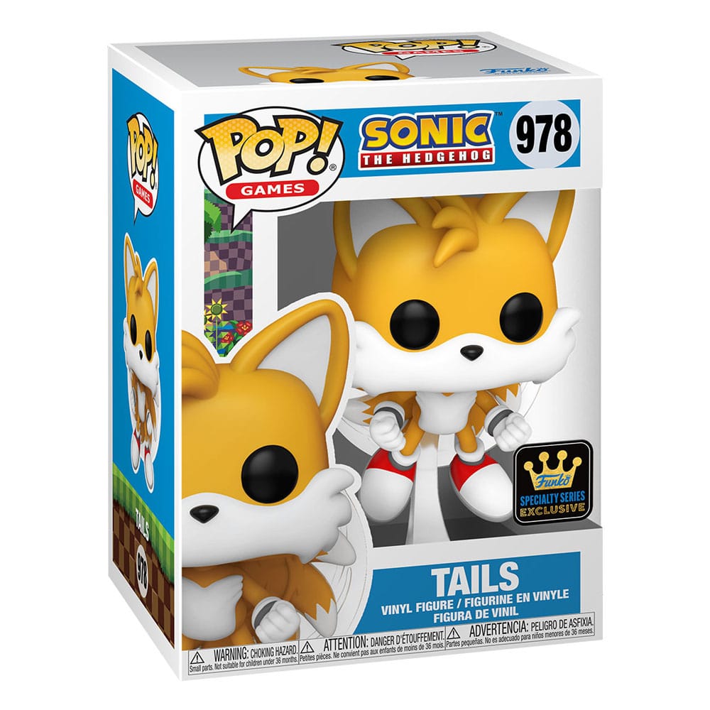 Funko POP! Vinyl Figure - 9cm Sonic The Hedgehog: Tails (Flying)