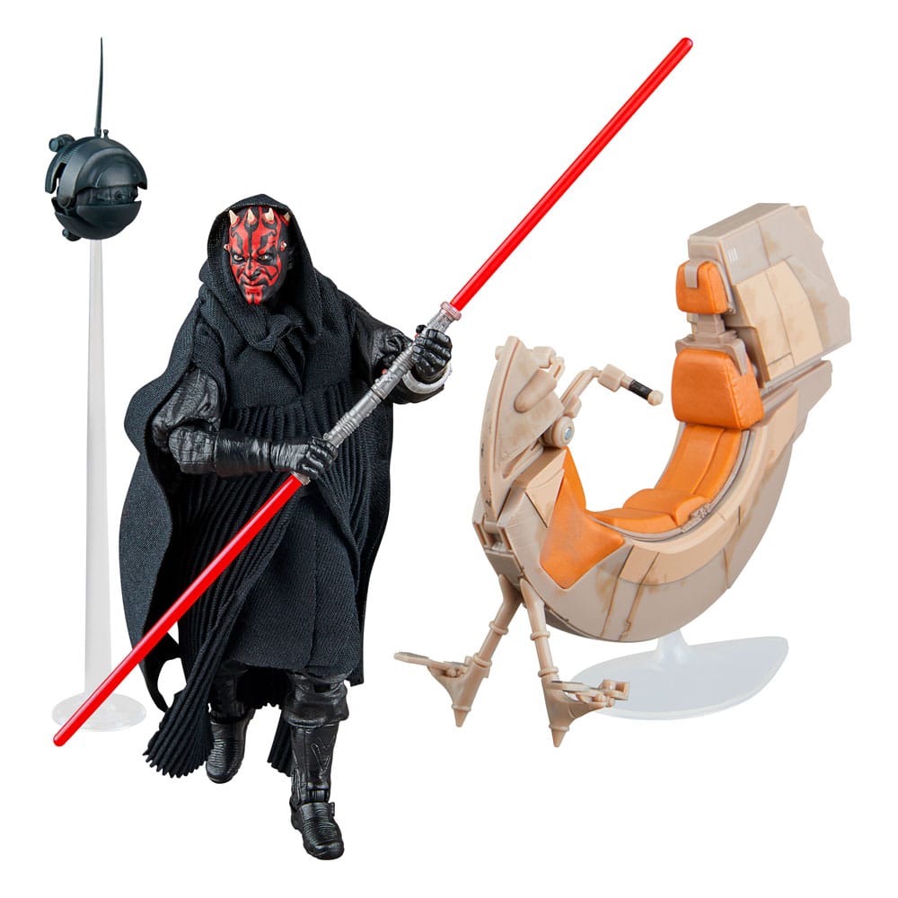Star Wars Episode I Black Series Vehicle with Action Figure Darth Maul & Sith Speeder 25th Anniversary