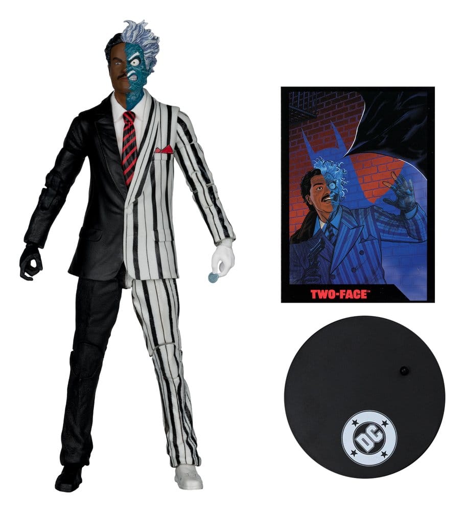 DC Direct Page Punchers Action Figure Two-Face (Batman 89) (Red Platinum Edition) 19 cm