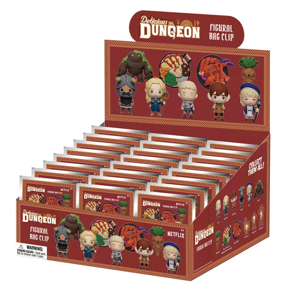 Delicious in Dungeon PVC Bag Clips Series 1