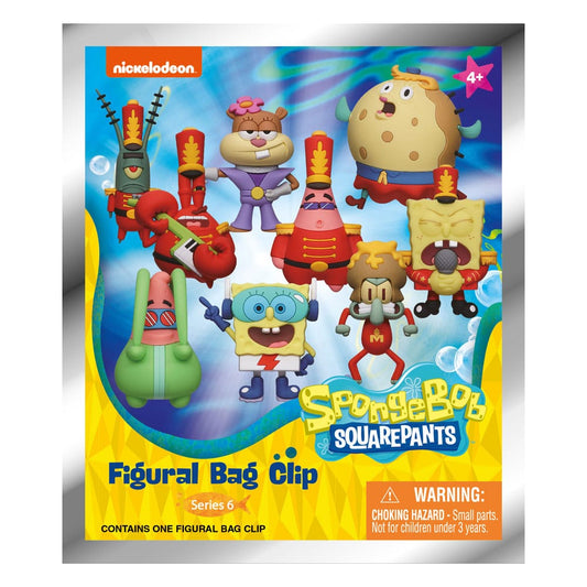 SpongeBob Squarepants 3D PVC Bag Clips Series 6