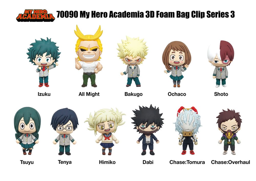 My Hero Academia 3D PVC Blind Bag Clips Series 3