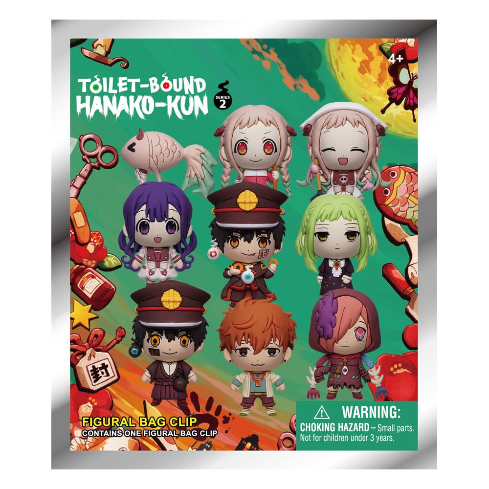 Toilet-Bound Hanako-kun 3D PVC Bag Clips Series 2