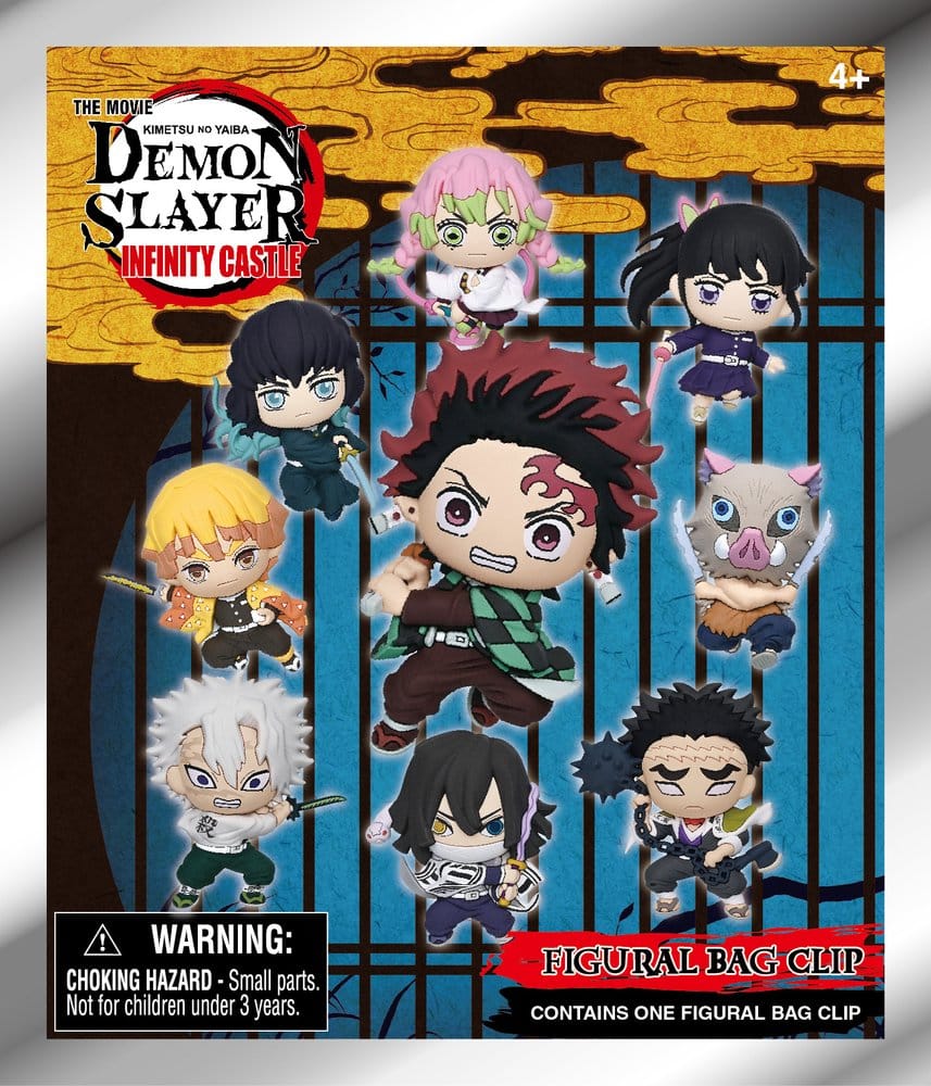 Demon Slayer 3D Foam Blind Bag Clips Infinity Castle Serie 1