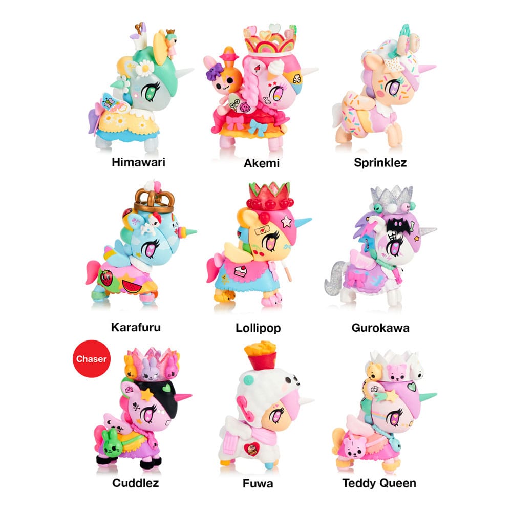 Unicorno Blind Box Figures Assortment Harajuku Princess 7 cm