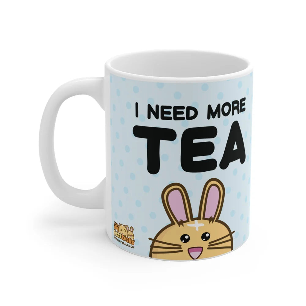 Fuzzballs More Tea 320ml Ceramic 320ml Ceramic Mug