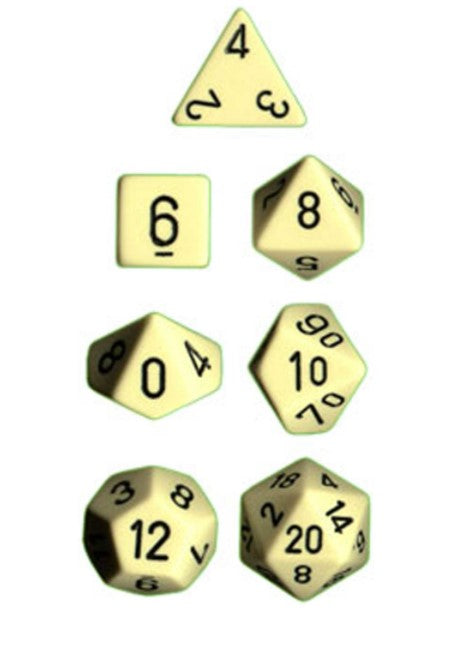 Chessex Opaque Polyhedral 7-Die Set