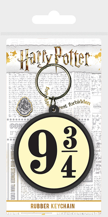 Harry Potter Rubber Keychain (9 3/4)