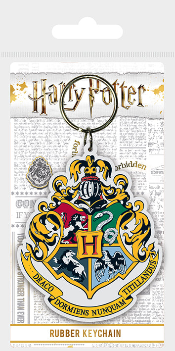 Harry Potter Hogwarts Crest PVC Keychain