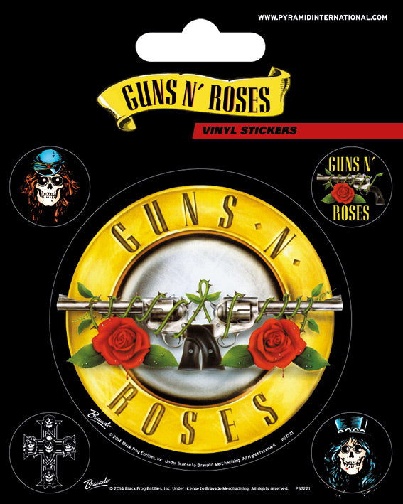 Guns N' Roses (Bullet Logo) Vinyl Stickers