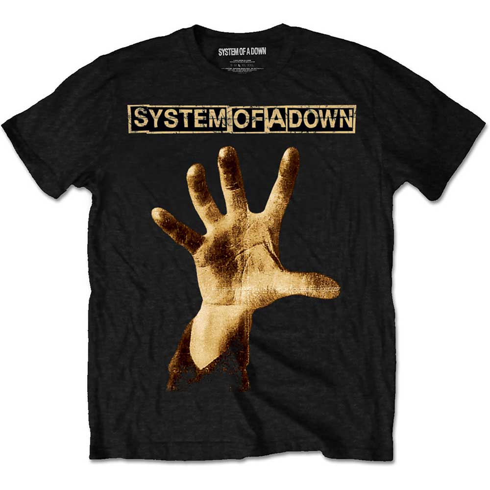 SYSTEM OF A DOWN UNISEX T-SHIRT: HAND