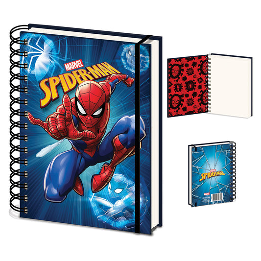 Spider-Man (Web Strike)  A5 Wiro Notebook