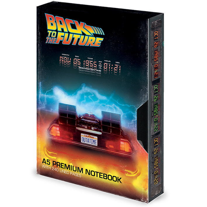 BACK TO THE FUTURE (VHS) A5 PREMIUM NOTEBOOK