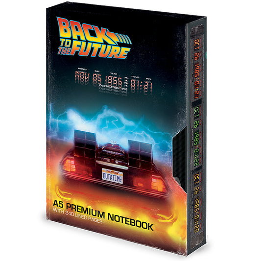 BACK TO THE FUTURE (VHS) A5 PREMIUM NOTEBOOK