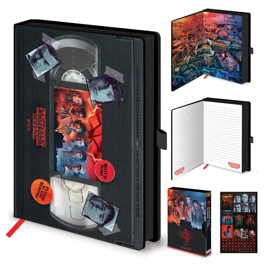 Stranger Things 4 (Season 4 VHS) Notebook