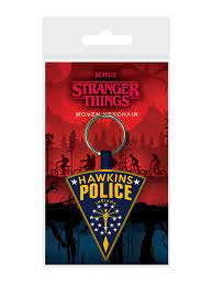 Stranger Things (Hawkins Police) Woven Woven Keychain