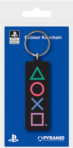 Playstation Rubber Keychain