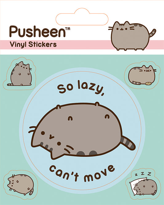 Vinyl Stickers - Pusheen (Lazy)