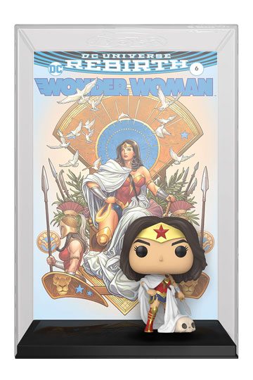 DC Rebirth POP! Comic Cover Vinyl Figure 80th Wonder Woman (Rebirth) On Throne 9 cm